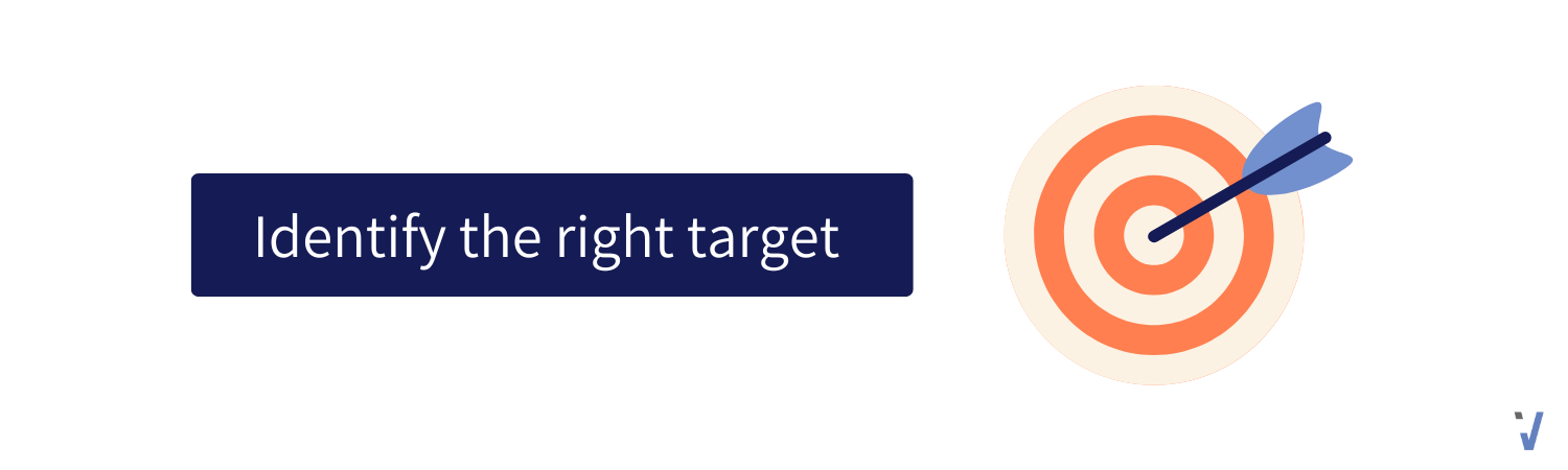 identify the right target