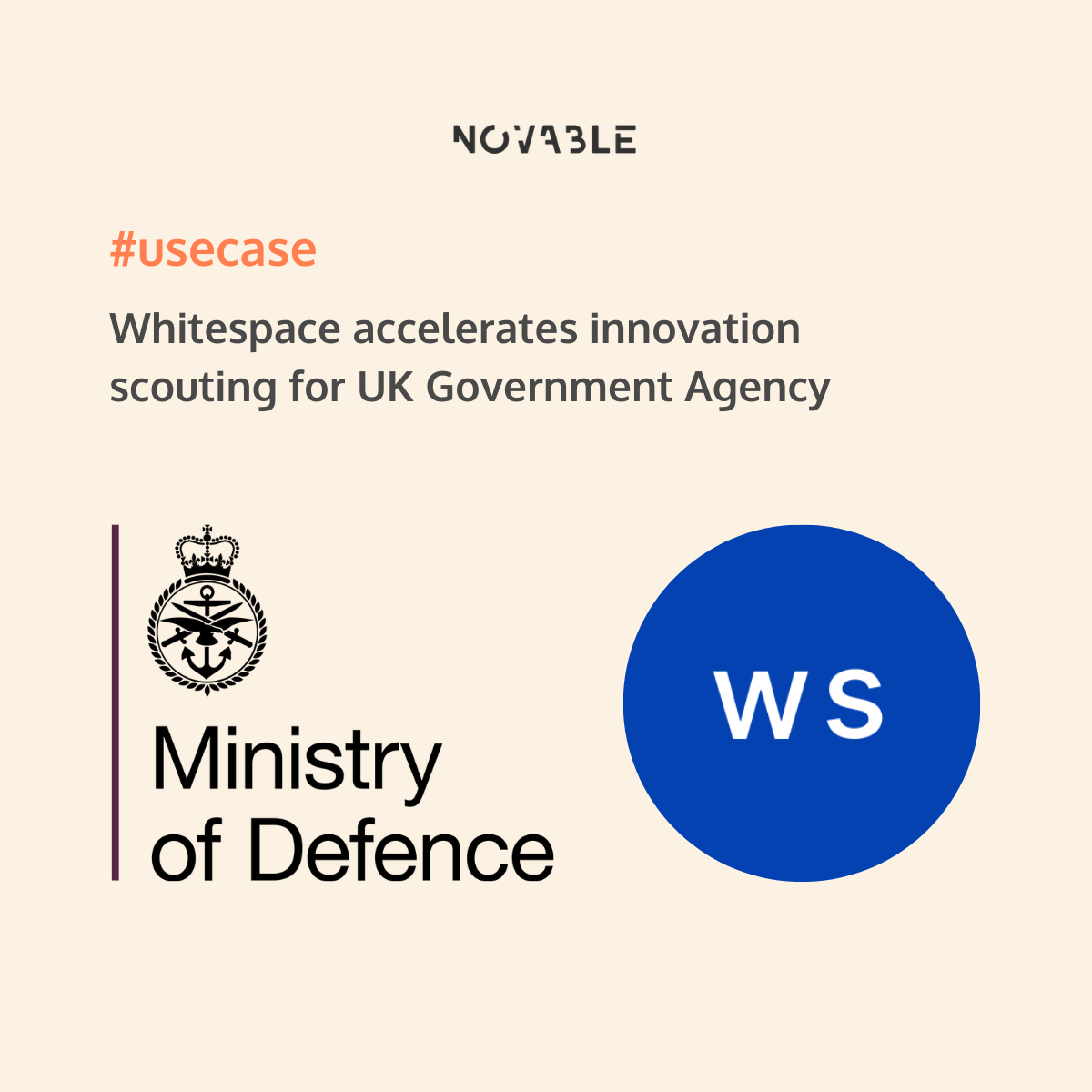 Whitespace for UK government agency