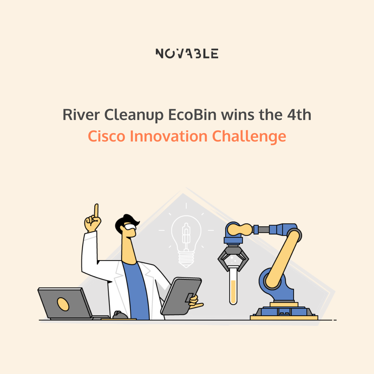 River Cleanup EcoBin wins the 4th Cisco Innovation Challenge