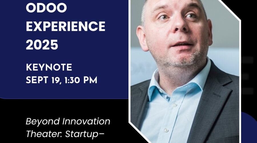 Odoo experience 2025: Laurent Kinet Keynote sep 19, 13:30